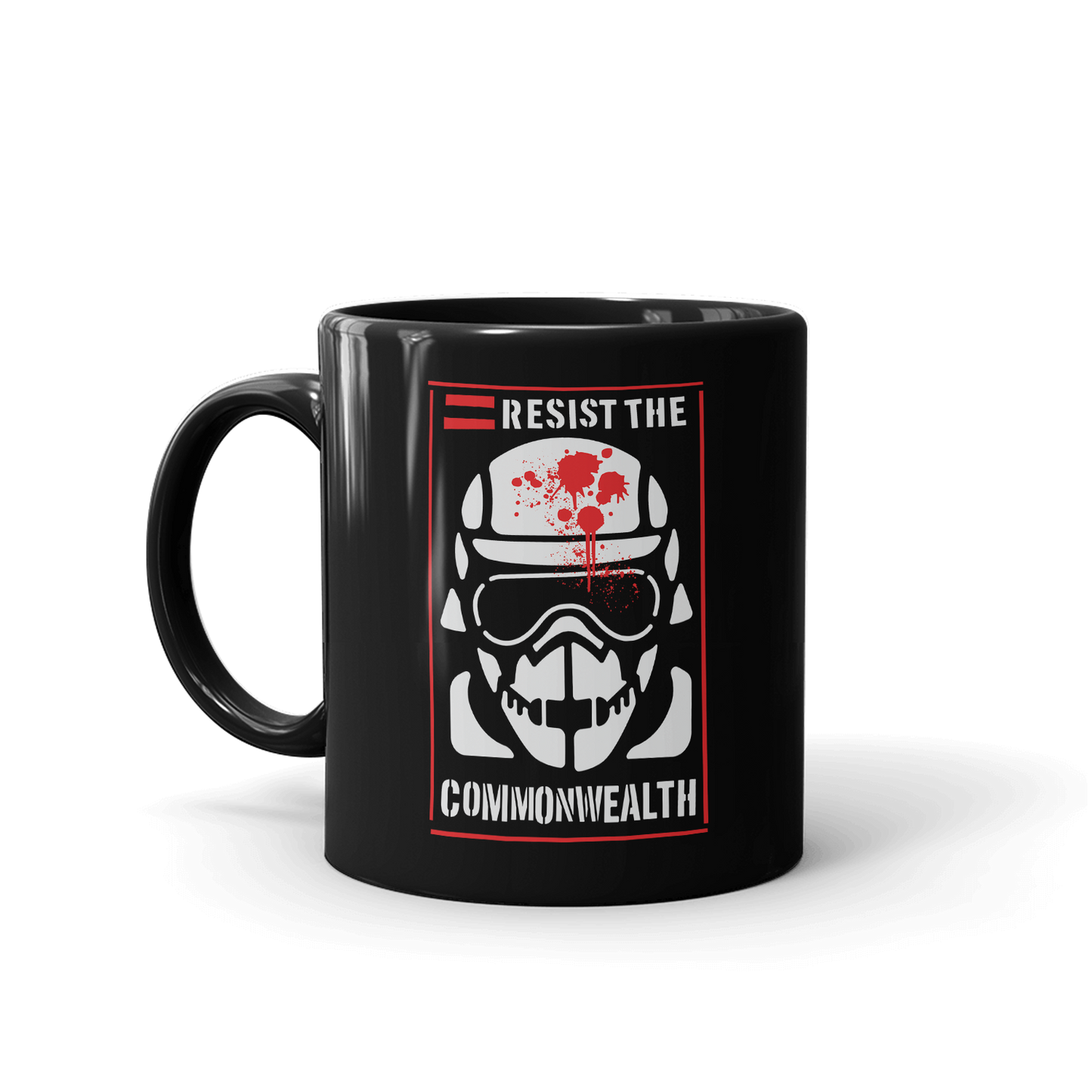 The Walking Dead Resist the Commonwealth Black Mug