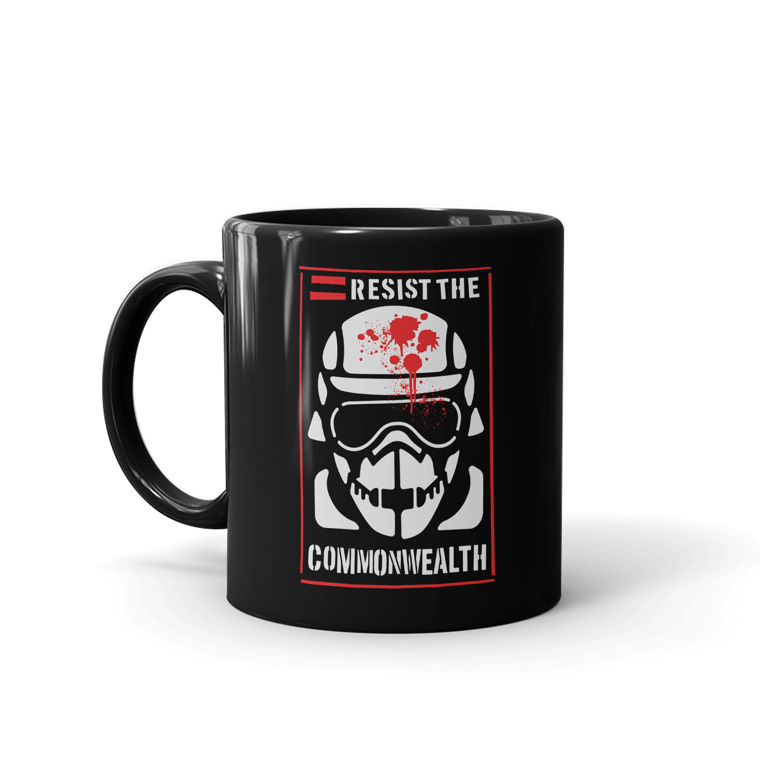 The Walking Dead Resist the Commonwealth Black Mug