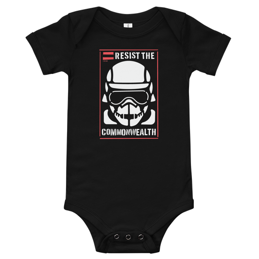 The Walking Dead Resist the Commonwealth Baby Bodysuit-0