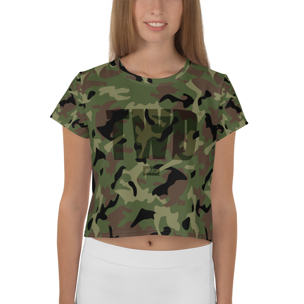Army print t hotsell shirt for girl