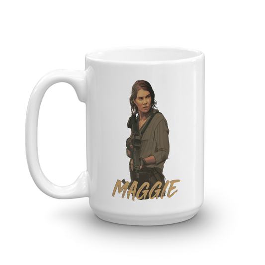 The Walking Dead Season 11 Maggie White Mug-2