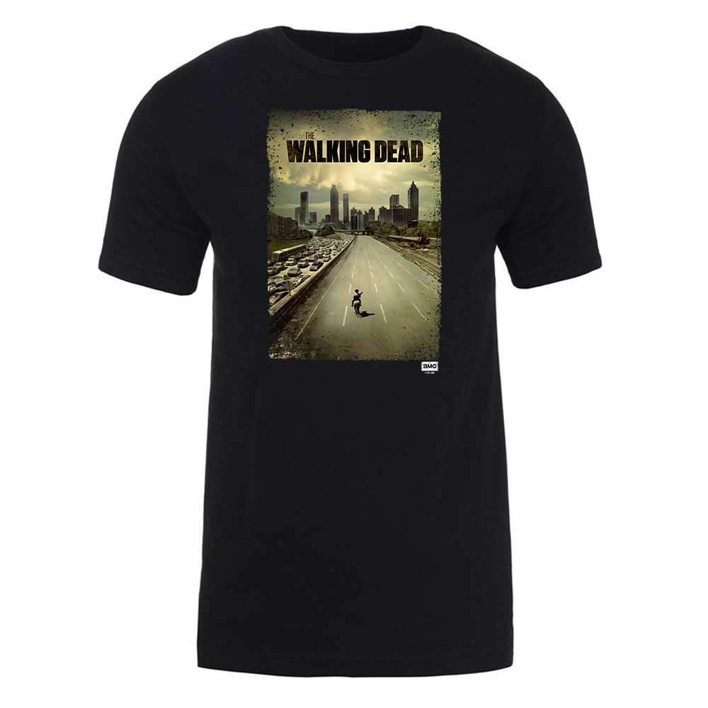 ムービーTシャツ(Walking Dead Official) The Walking Dead Season 1 Key Art Adult Short Sleeve T-Shirt