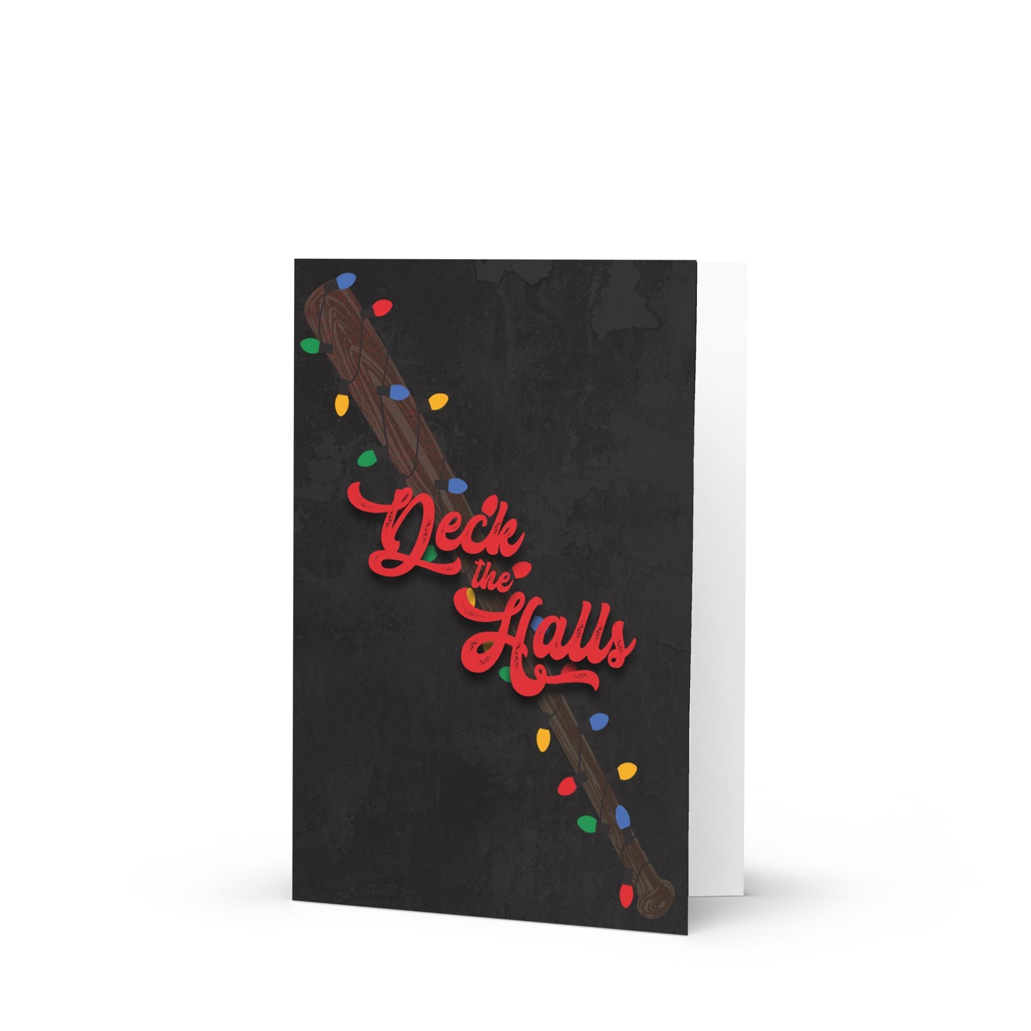 The Walking Dead Deck The Halls Greeting Card