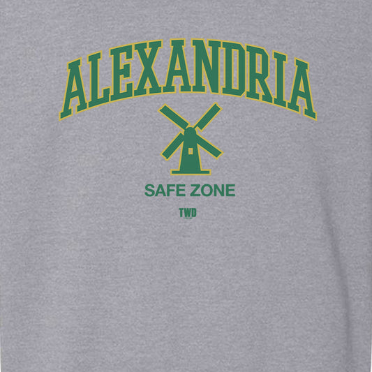 The Walking Dead Alexandria Collegiate Fleece Crewneck Sweatshirt-1