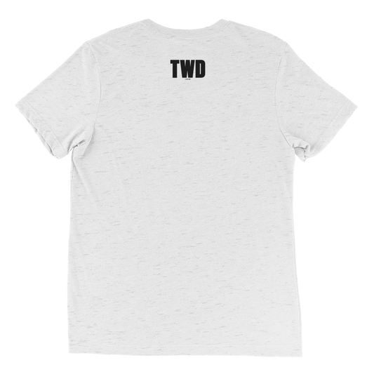 The Walking Dead Sheriff's Hat Adult Tri-Blend T-Shirt-1