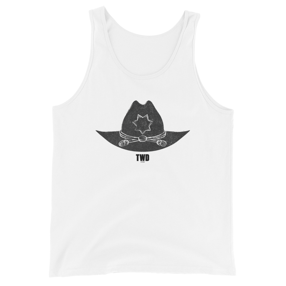 The Walking Dead Sheriff's Hat Unisex Tank Top