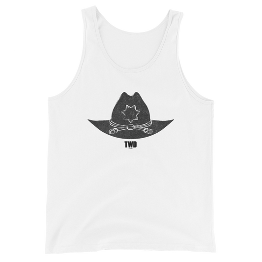 The Walking Dead Sheriff's Hat Unisex Tank Top-0