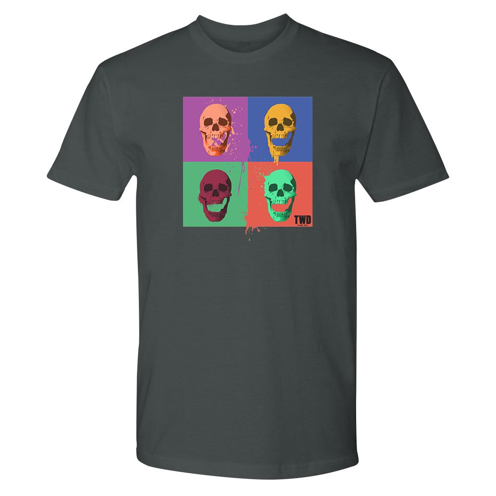 The Walking Dead Skull Pop Adult Short Sleeve T-Shirt