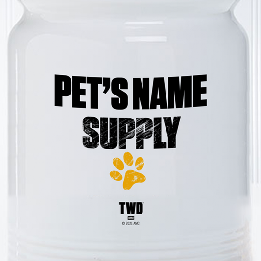 The Walking Dead Personalized Supply Treat Jar-2