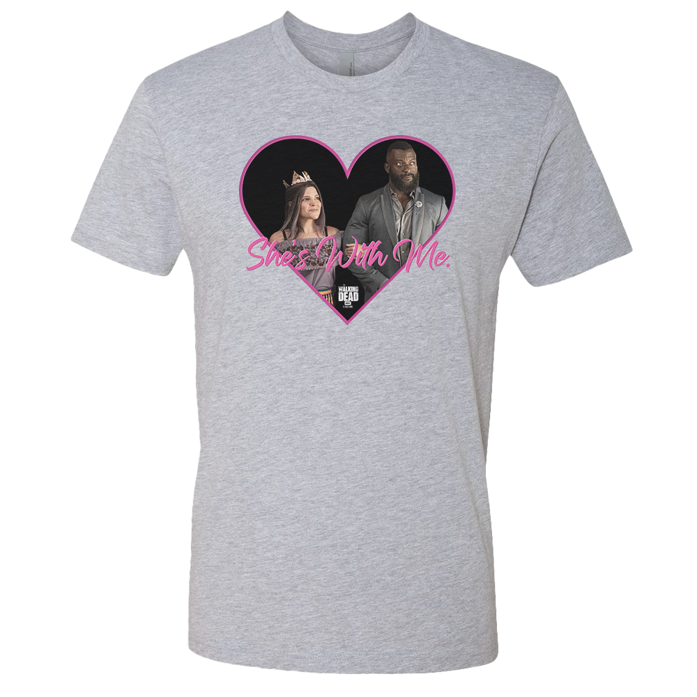 The Walking Dead She's With Me Adult Short Sleeve T-Shirt