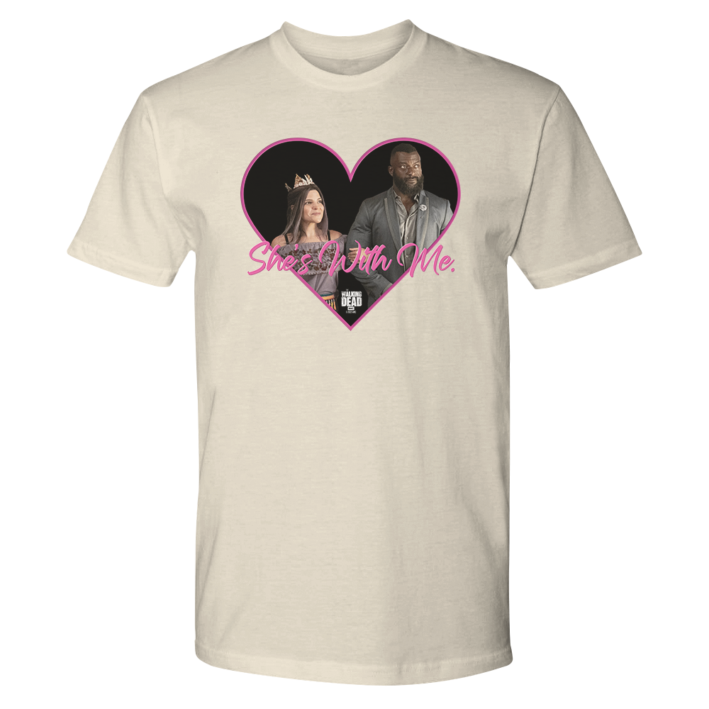 The Walking Dead She's With Me Adult Short Sleeve T-Shirt
