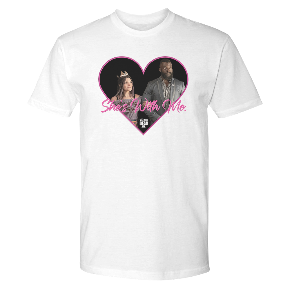 The Walking Dead She's With Me Adult Short Sleeve T-Shirt