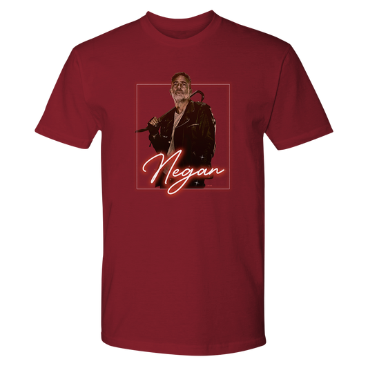 The Walking Dead Vintage Negan Adult Short Sleeve T-Shirt-2