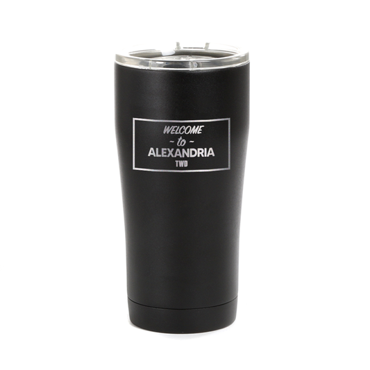 The Walking Dead Welcome to Alexandria Laser Engraved Tumbler-2