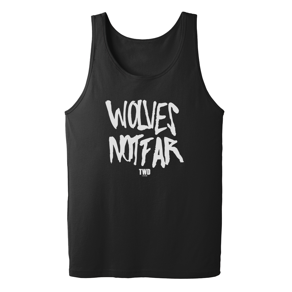 The Walking Dead Wolves Not Far Adult Tank Top