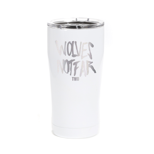 The Walking Dead Wolves Not Far Laser Engraved Tumbler-1
