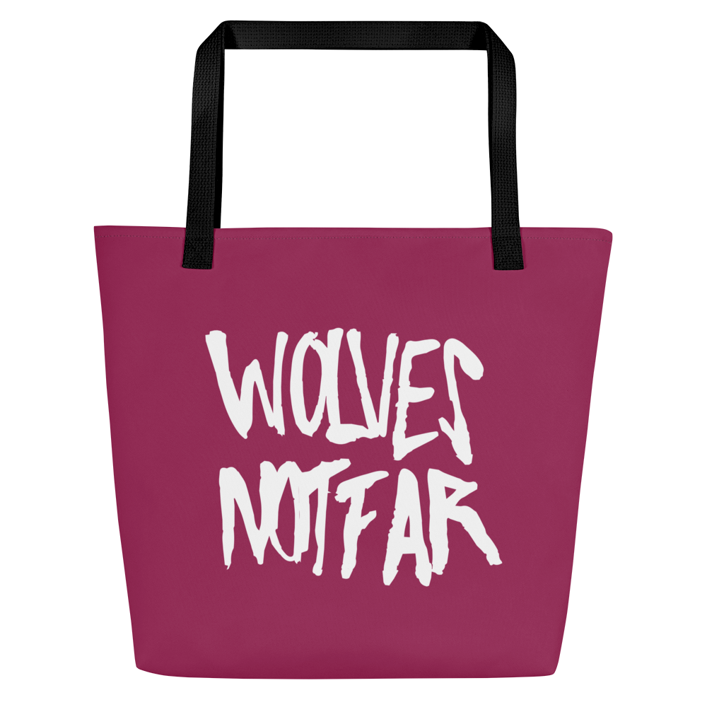 The Walking Dead Wolves Not Far Premium Tote Bag