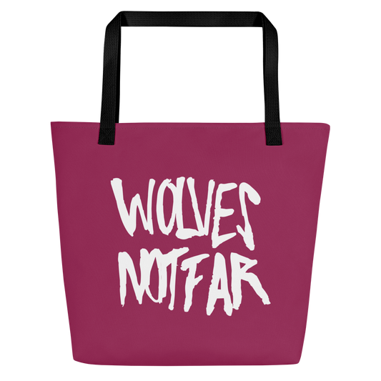 The Walking Dead Wolves Not Far Premium Tote Bag-0