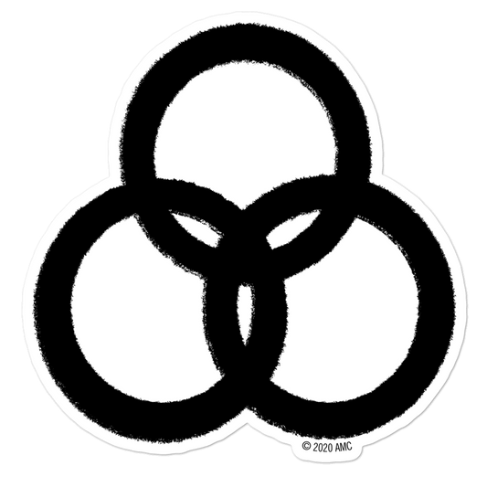 The Walking Dead: World Beyond Three Circle Entity Logo Die Cut Sticker-0