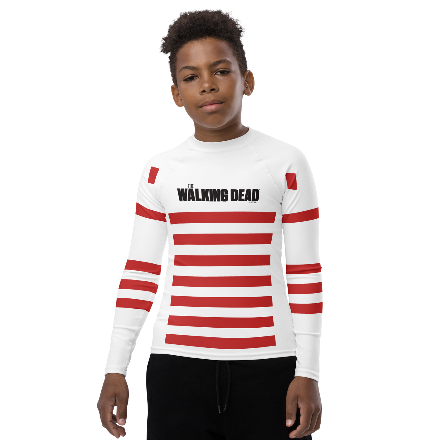 The Walking Dead Commonwealth Uniform Unisex Youth Rash Guard T-Shirt