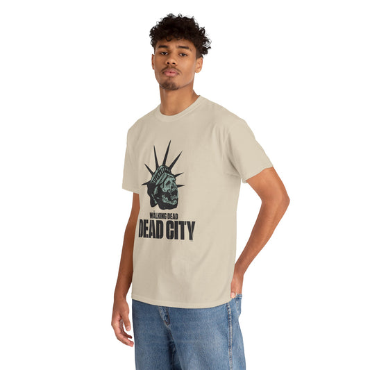Dead City Statue of Liberty Zombie T-Shirt-11