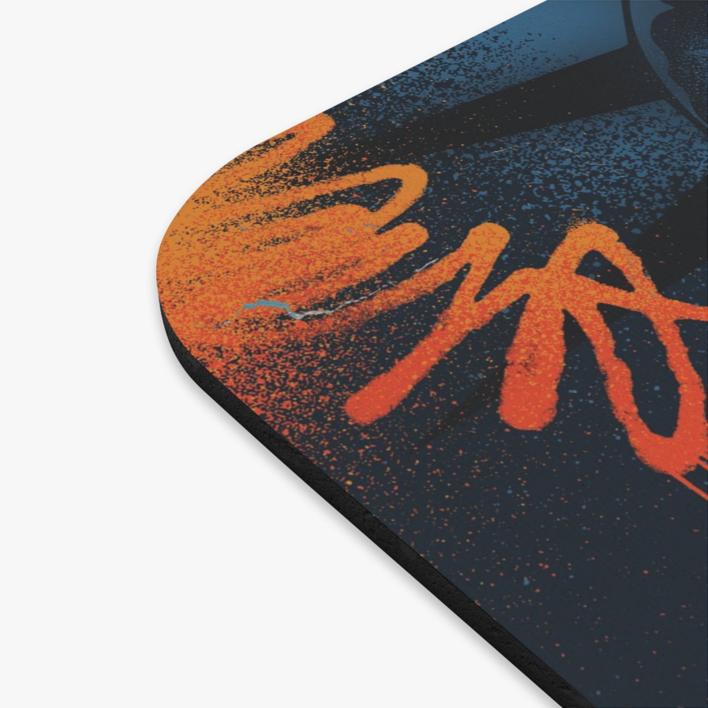 Dead City Liberty Graffiti Skull Square Mouse Pad