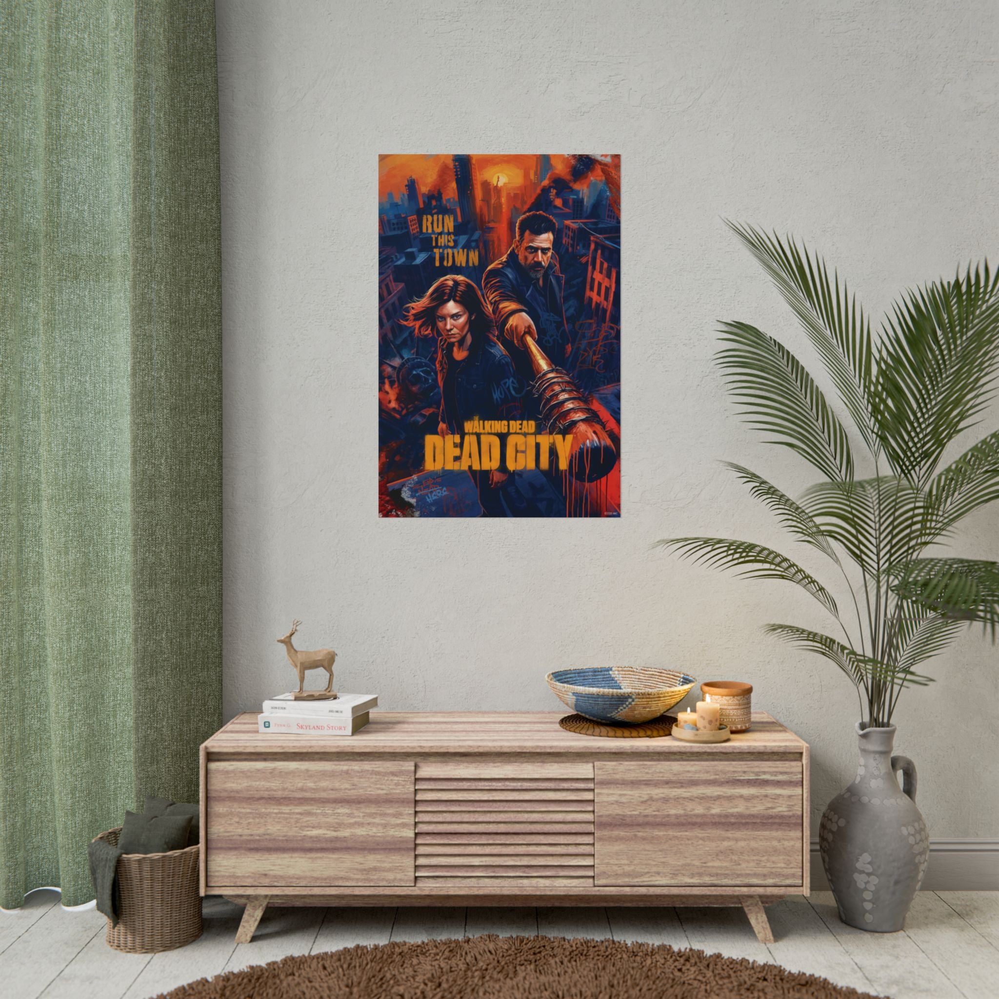 The Walking Dead Season 1 Key Art Premium Satin Poster