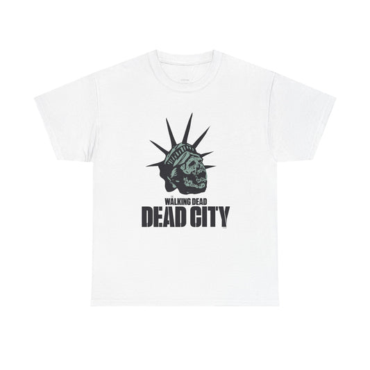 Dead City Statue of Liberty Zombie T-Shirt-0