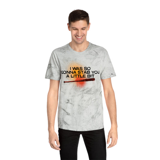 Dead City Negan Stab You Marbled Wash T-shirt-1