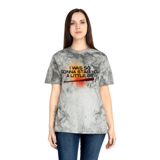 Dead City Negan Stab You Marbled Wash T-shirt-2