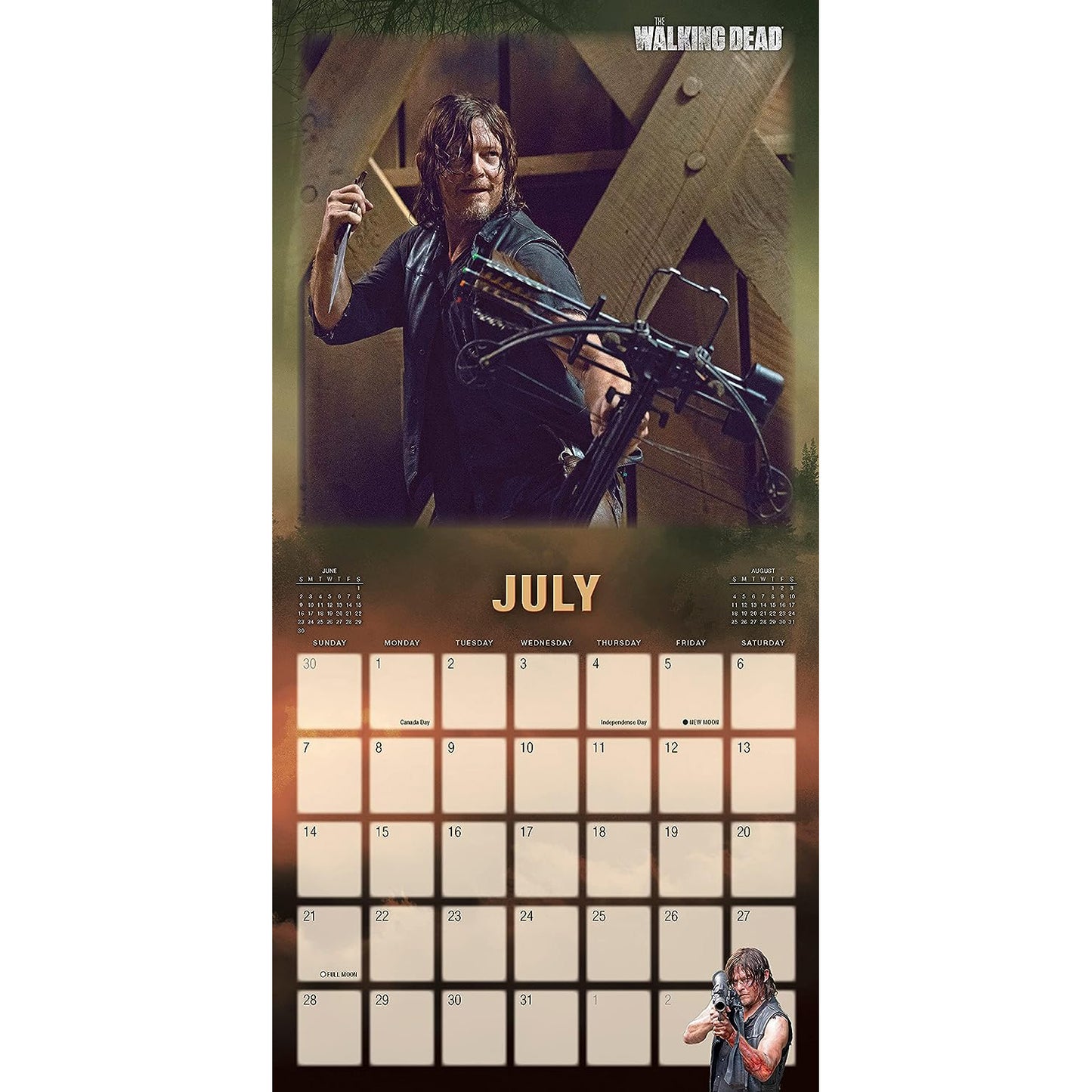 The Walking Dead Daryl Dixon 2024 16-Month Wall Calendar