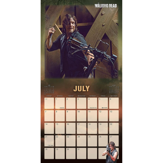 The Walking Dead Daryl Dixon 2024 16-Month Wall Calendar-3