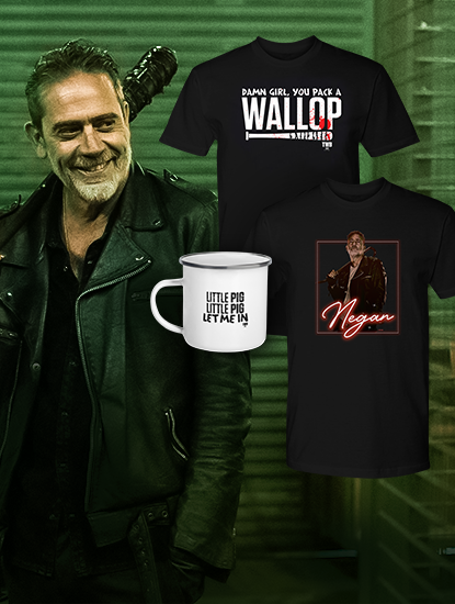 <p>EENY, MEENY, MINY, MOE.<br/>CHOOSE YOUR FAVORITE NEGAN MERCH</p>
