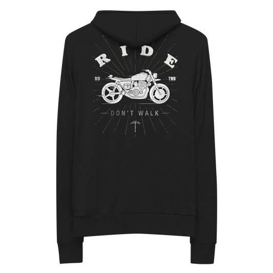 The Walking Dead Ride Don't Walk Zip Up Hoodie-0