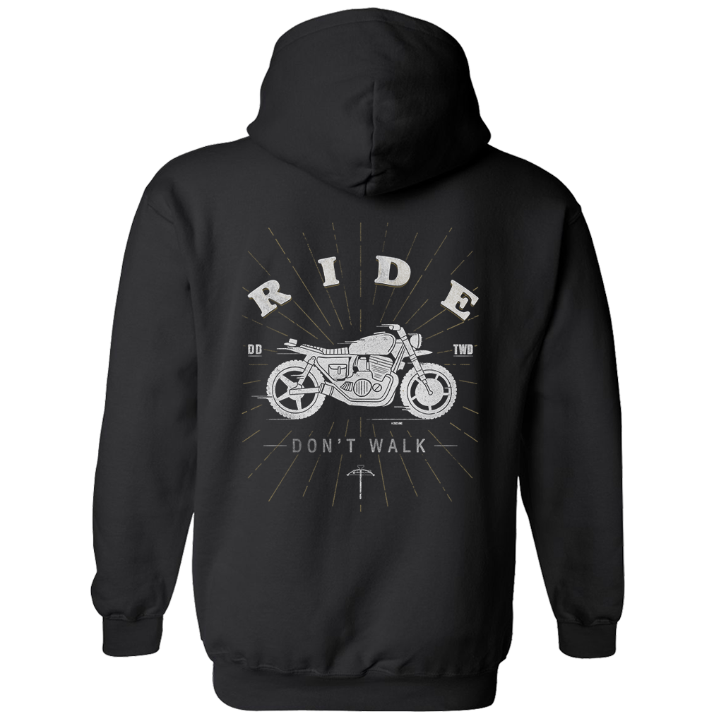 The Walking Dead Ride Don't Walk Personalized Fleece Hooded Sweatshirt
