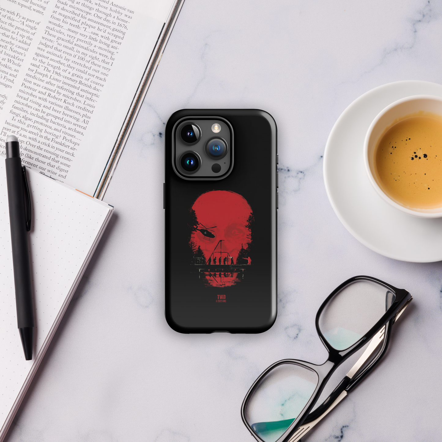 The Walking Dead Skull Tough Phone Case - iPhone
