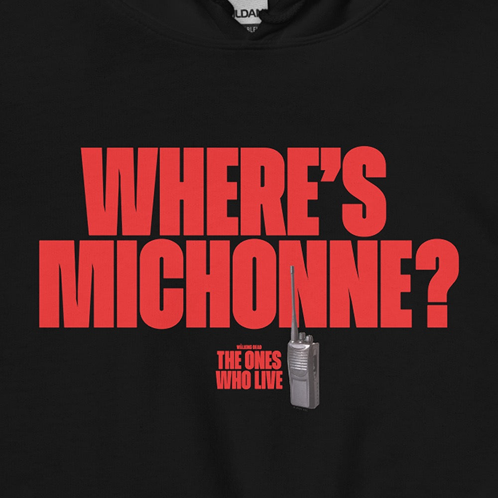 The Walking Dead: The Ones Who Live Where's Michonne? Walkie Adult Hoodie