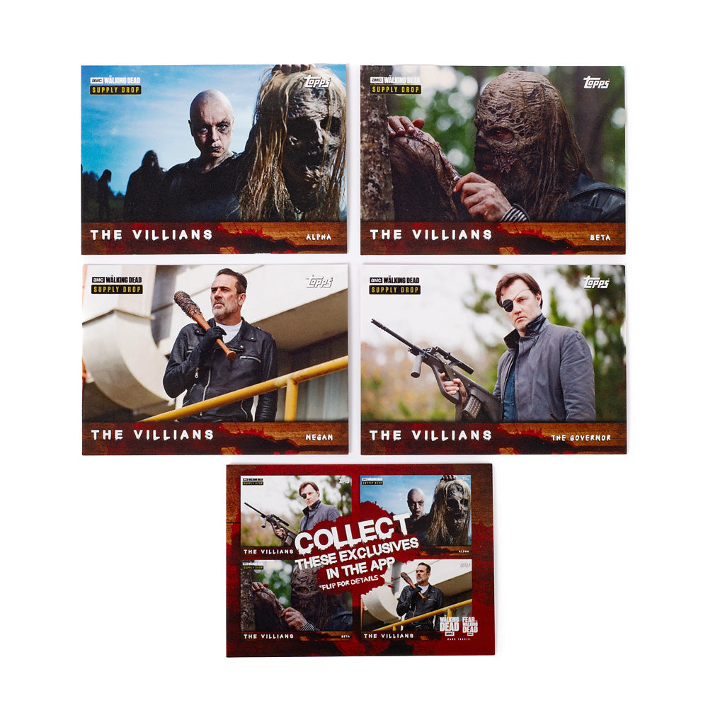 Supply Drop Exclusive The Walking Dead Topps Card Set