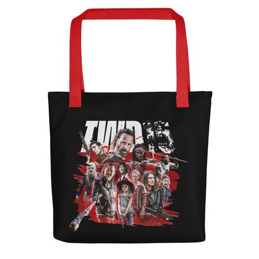 The Walking Dead Tote Bag 15th Anniversary Character Mashup-0