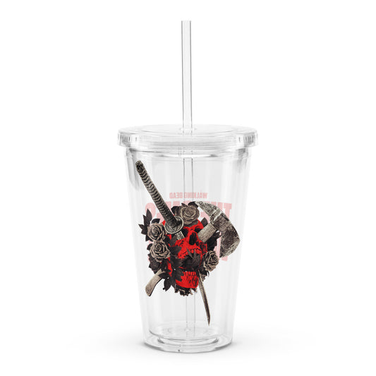 The Walking Dead: The Ones Who Live Skull Clear Tumbler-0