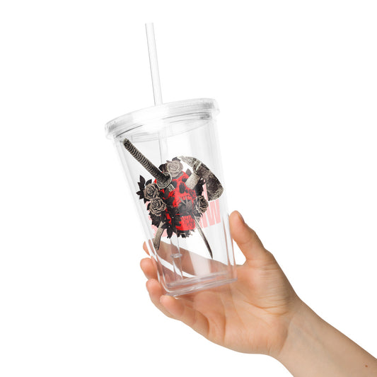 The Walking Dead: The Ones Who Live Skull Clear Tumbler-4