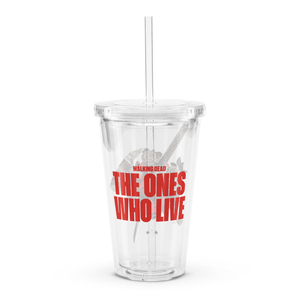 The Walking Dead: The Ones Who Live Skull Clear Tumbler