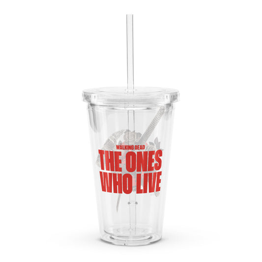 The Walking Dead: The Ones Who Live Skull Clear Tumbler-2