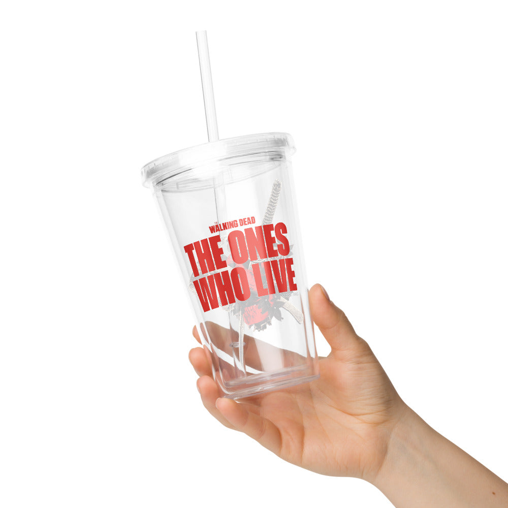 The Walking Dead: The Ones Who Live Skull Clear Tumbler