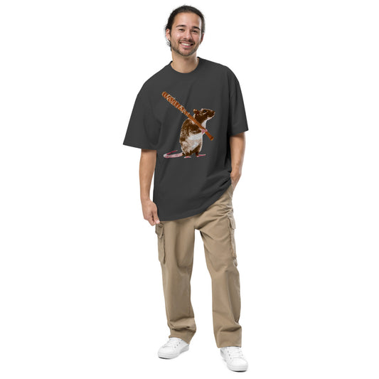 Dead City Season 2 Sewer Slugger Oversized Faded T-Shirt-2