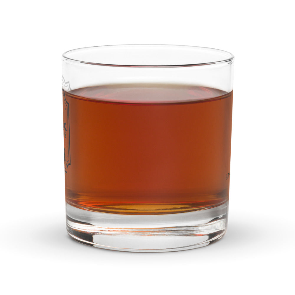 The Walking Dead Rocks Glass 15th Anniversary Peach Schnapps