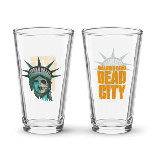 The Walking Dead: Dead City Walkers Welcome Souvenir Pint Glass-2