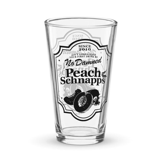 The Walking Dead Pint Glass 15th Anniversary Peach Schnapps-0