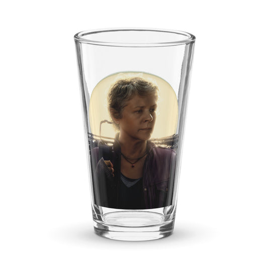 The Walking Dead: Daryl Dixon Carol Portrait Pint Glass-0