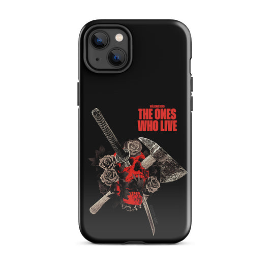 The Walking Dead: The Ones Who Live Skull iPhone Tough Case-30